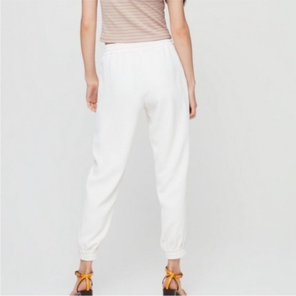 Wilfred Buffon Pants Light Birch Aritzia NWT Size L - Picture 4 of 8